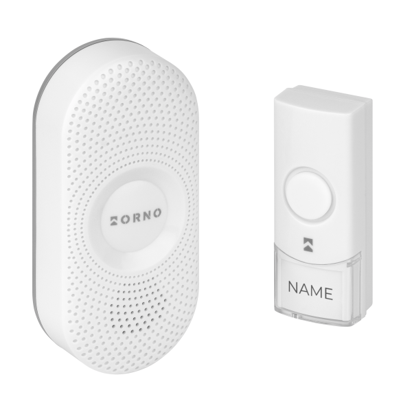 LONGA AC wireless mains-powered doorbell with learning system, 36 sounds, 300m LONGA AC wireless mains-powered doorbell with learning system, 36 sounds, 300m